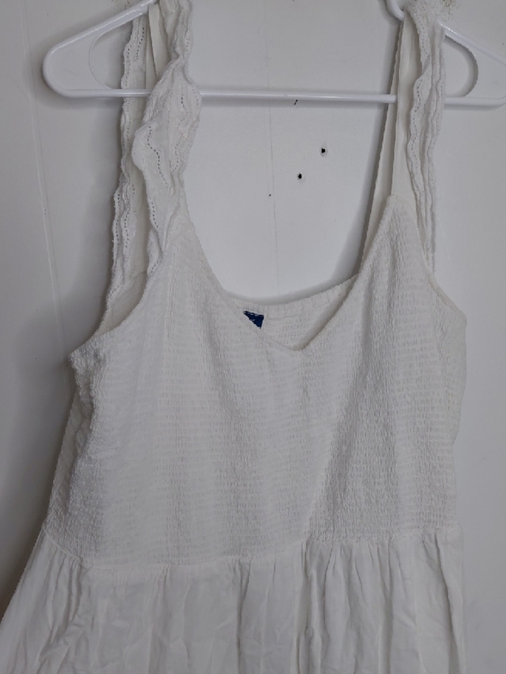 Old Navy Dress Womens 2X Summer Sun Ruffle Straps Drop Waist Flowy Feminine - Picture 4 of 8